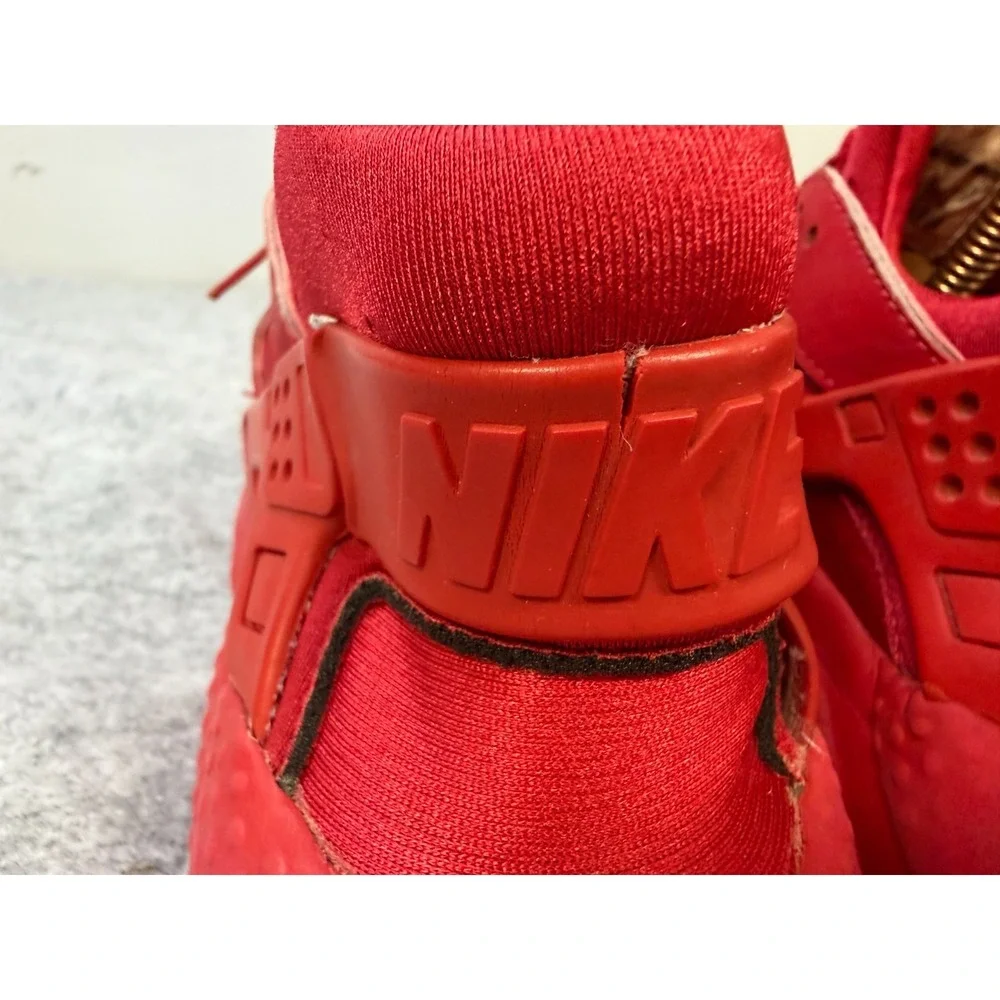 Nike Huarache Run Low Triple Red Youth Size 7 - Picture 5 of 10
